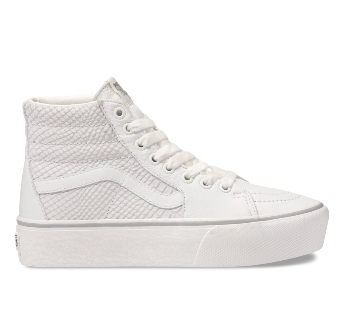 high top vans white leather cheap online