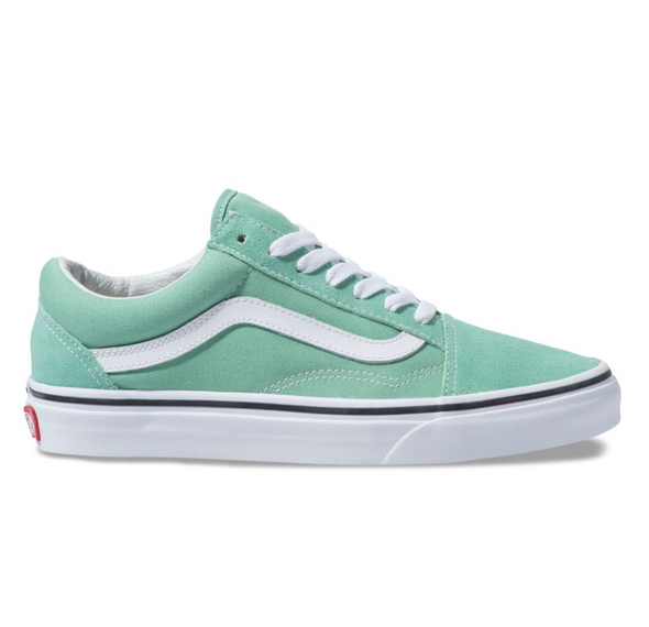 vans old skool blanche et verte