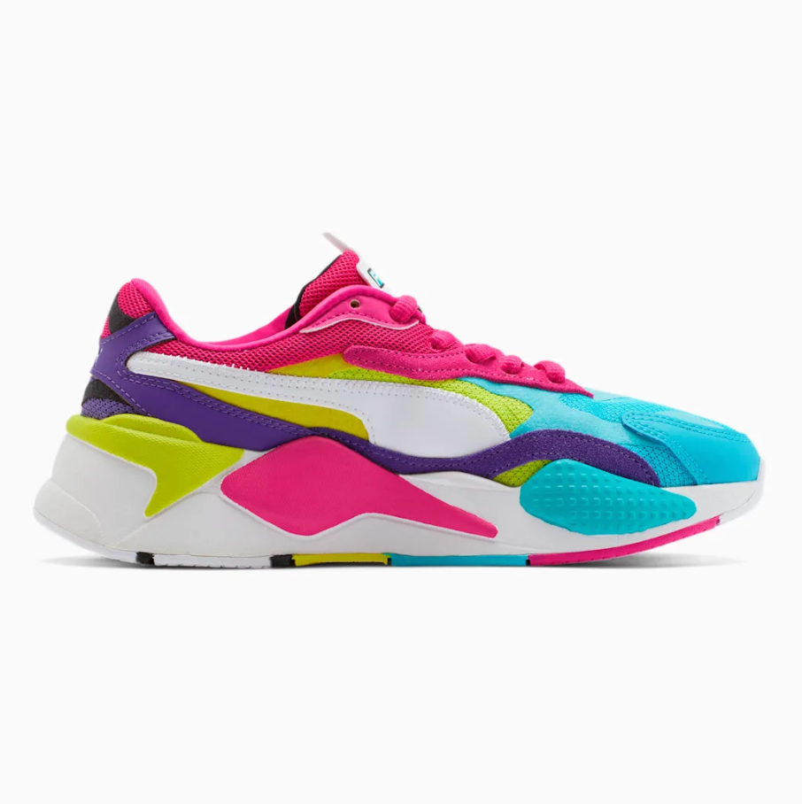 WOMEN'S PUMA RS-X3 RUBIKS - Berry/Lime 