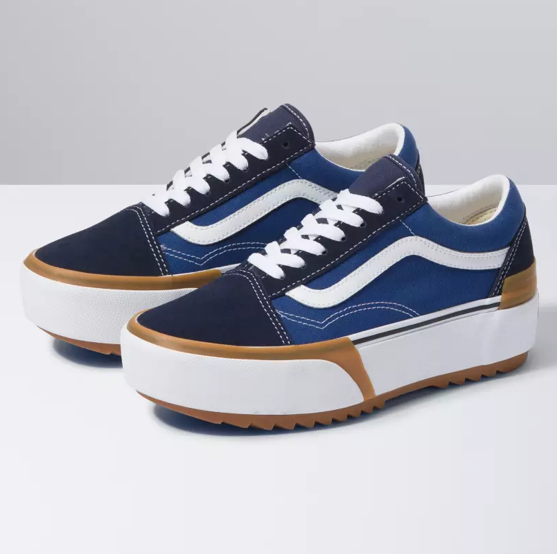 vans old skool navy true white