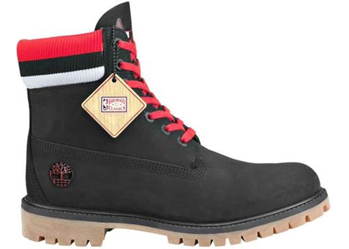 red and black timberlands