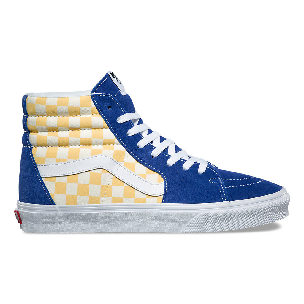 blue and yellow checkered vans,Free 