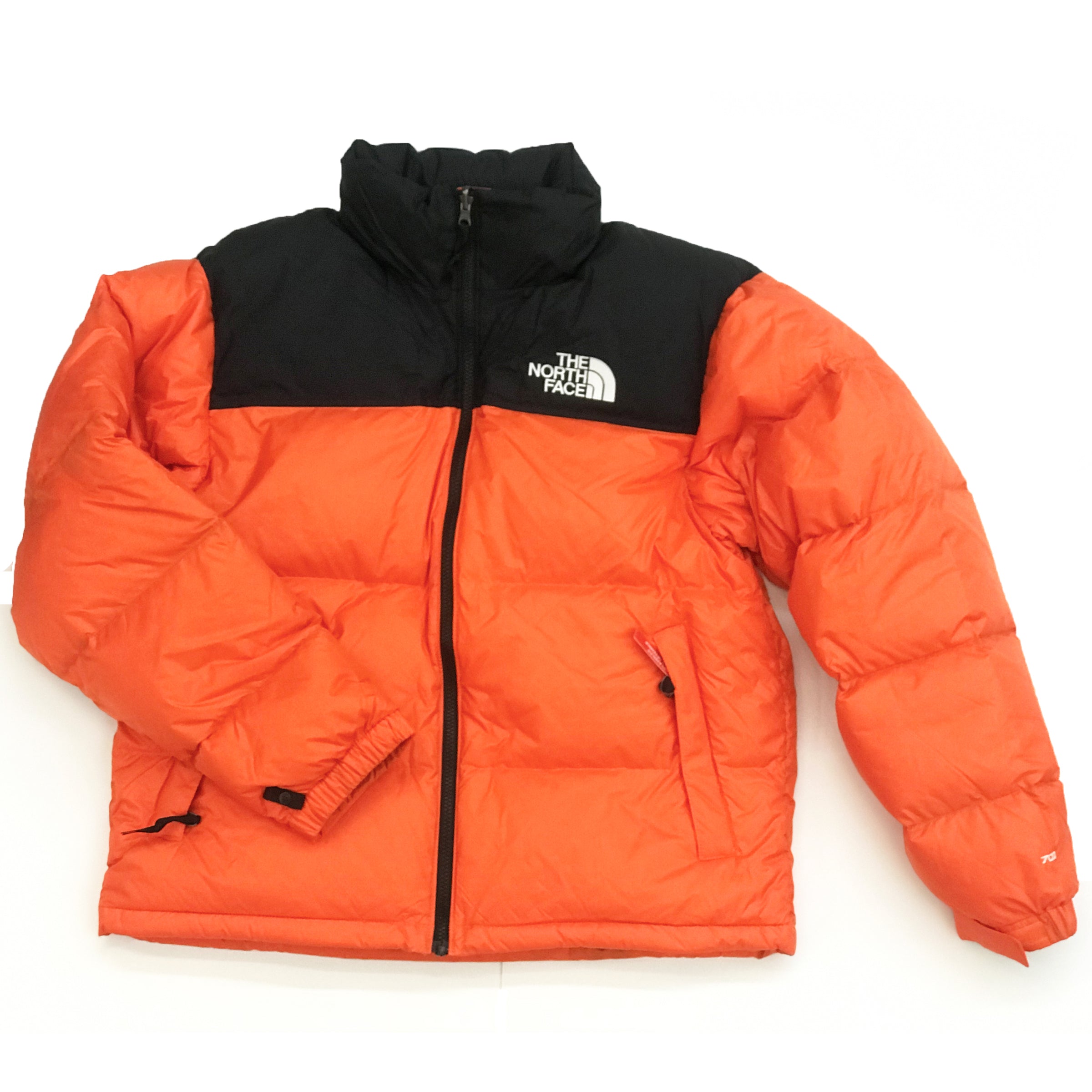 the north face 1996 retro nuptse jacket orange