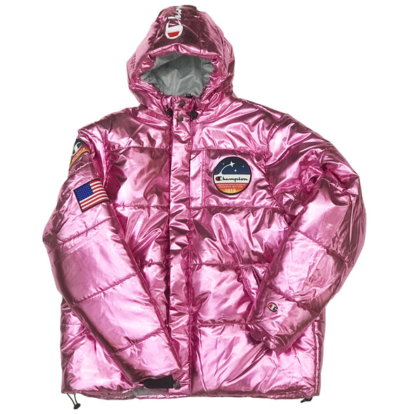 men's champion metallic puffer coat