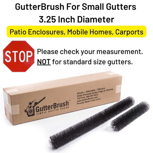 GutterBrush 6 Gutter Guards - 36 ft