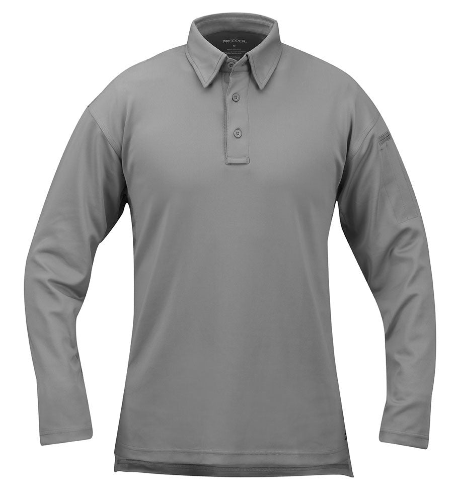 mens long sleeve performance polo