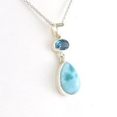 Caribbean Larimar Necklace