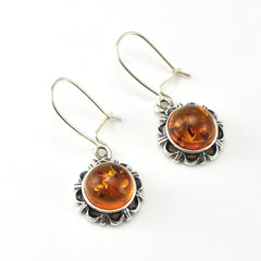 Amber Earrings