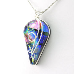 Dichroic Glass Pendant