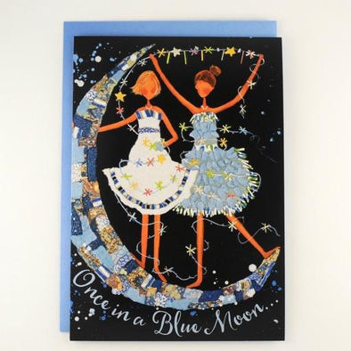 Once in a Blue Moon Friendship Card