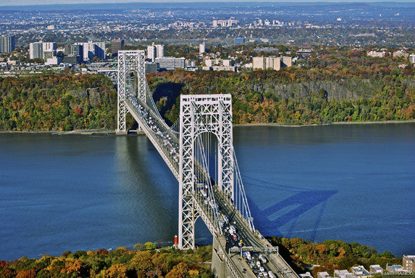 George Washington Bridge helicopter flight