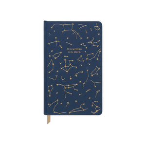 Journal (Hardcover) - Navy Fabric Constellations - Windy Woman Inc Family of Stores