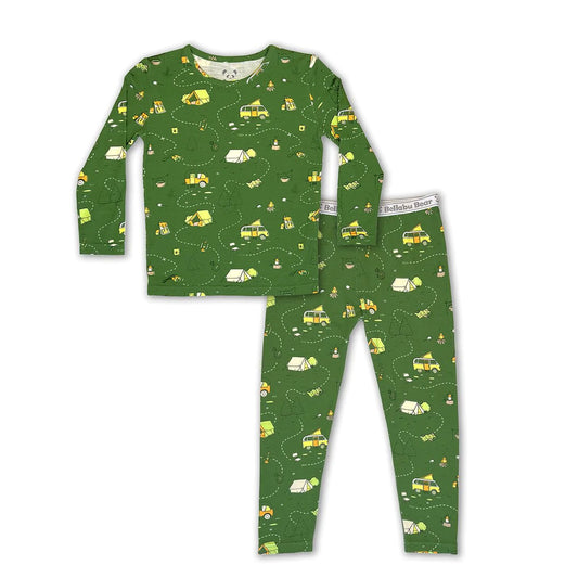 Bamboo Pajamas Set- Christmas Lights (Unisex) Luella Lane – The Smocking  Place