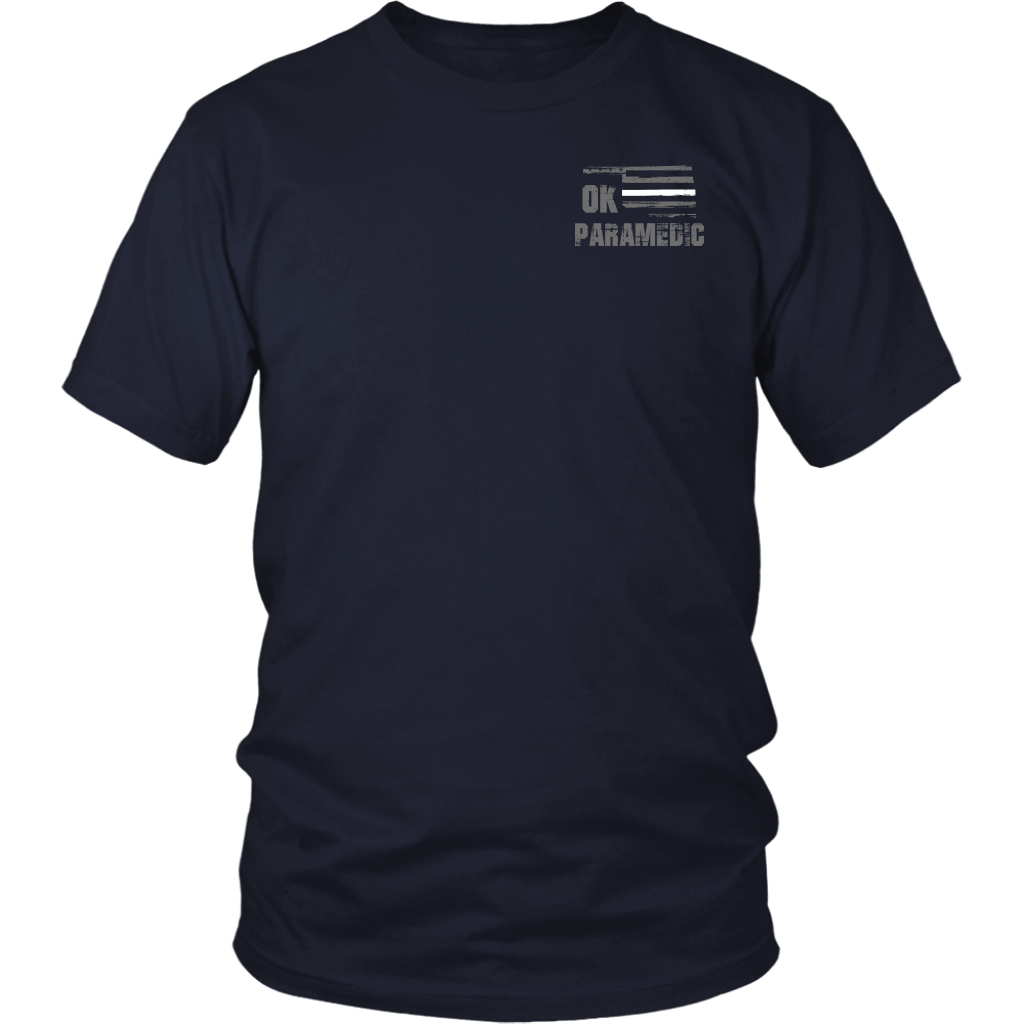 Oklahoma Paramedic Thin White Line Shirt – Thin Line Style