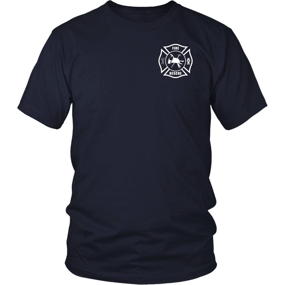 Fire Rescue Fire Chief Duty Shirt – Thin Line Style