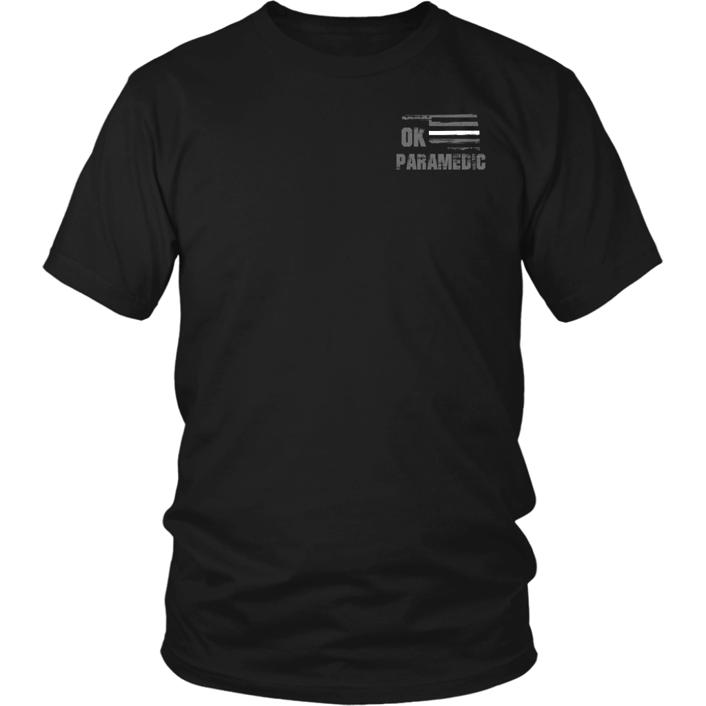 Oklahoma Paramedic Thin White Line Shirt – Thin Line Style