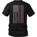 Firefighter Thin Red Line USA Flag Shirt – Thin Line Style
