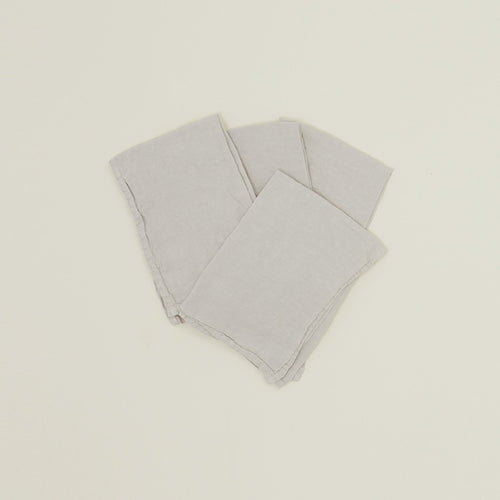 Frayed Oversized Linen Napkins - Set of 4