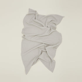 Guest Towel Waffle Piqué Half Linen, White