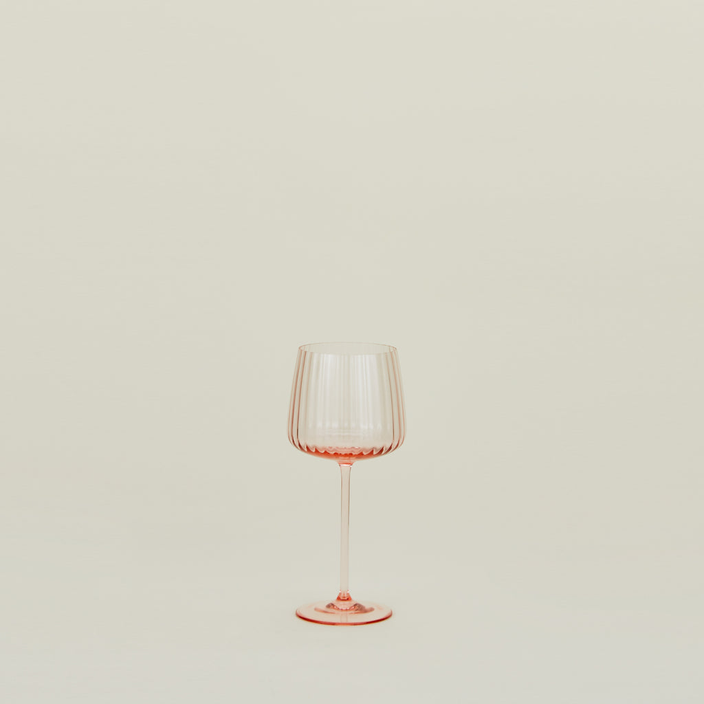 Ribbed White Wine Glass – Hawkins New York