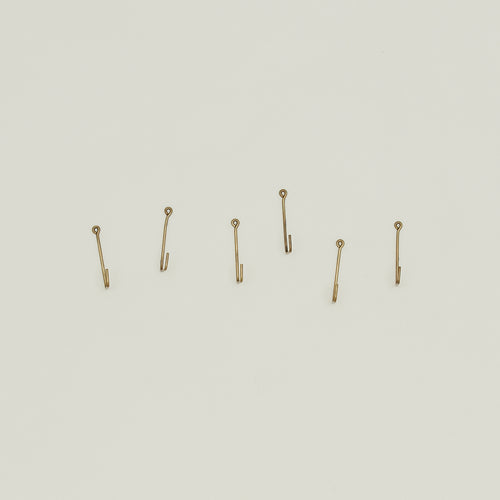 Shower Curtain Hooks, Set of 12 - Brass – Hawkins New York