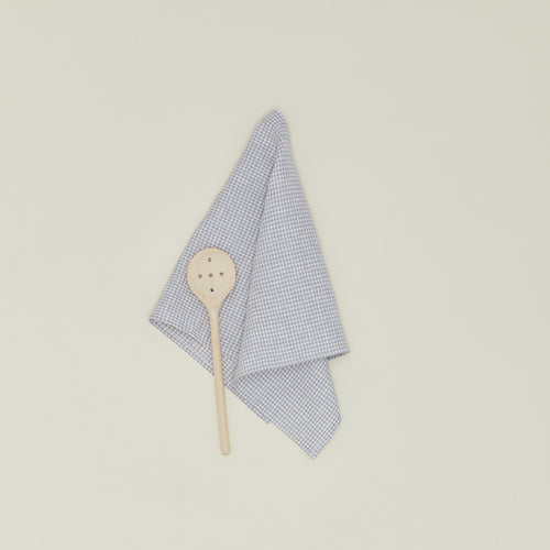 Fog Linen Chambray Towel - Beige Stripe - Vault Bright