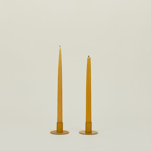 Ester & Erik Tapered Brass Candle Holder Set of Two - Gild & Co.