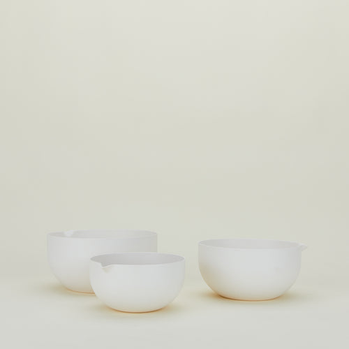 Blown Glass Mixing Bowls - Amber – Hawkins New York