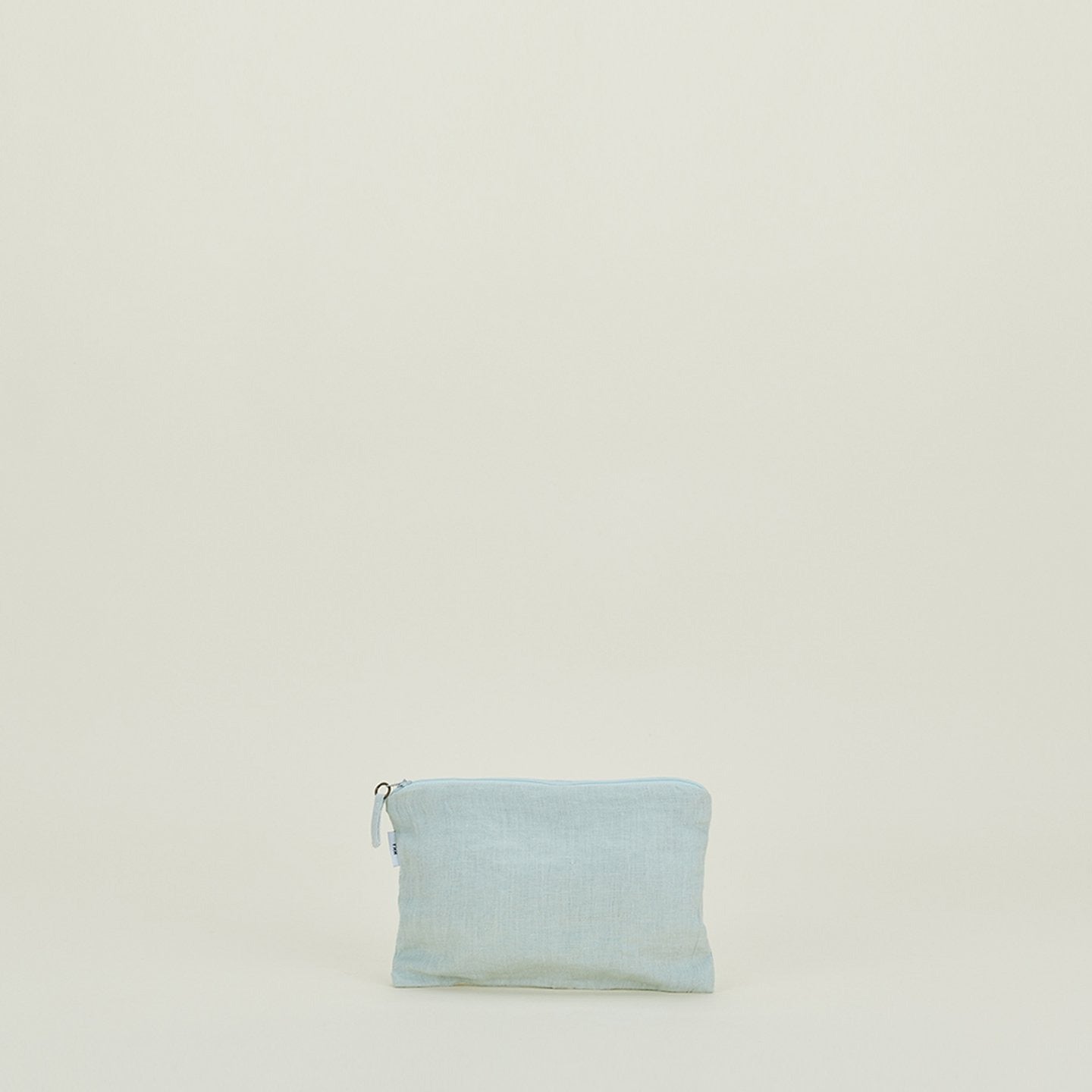 Simple Linen Zipper Pouch - Dark Grey – Hawkins New York