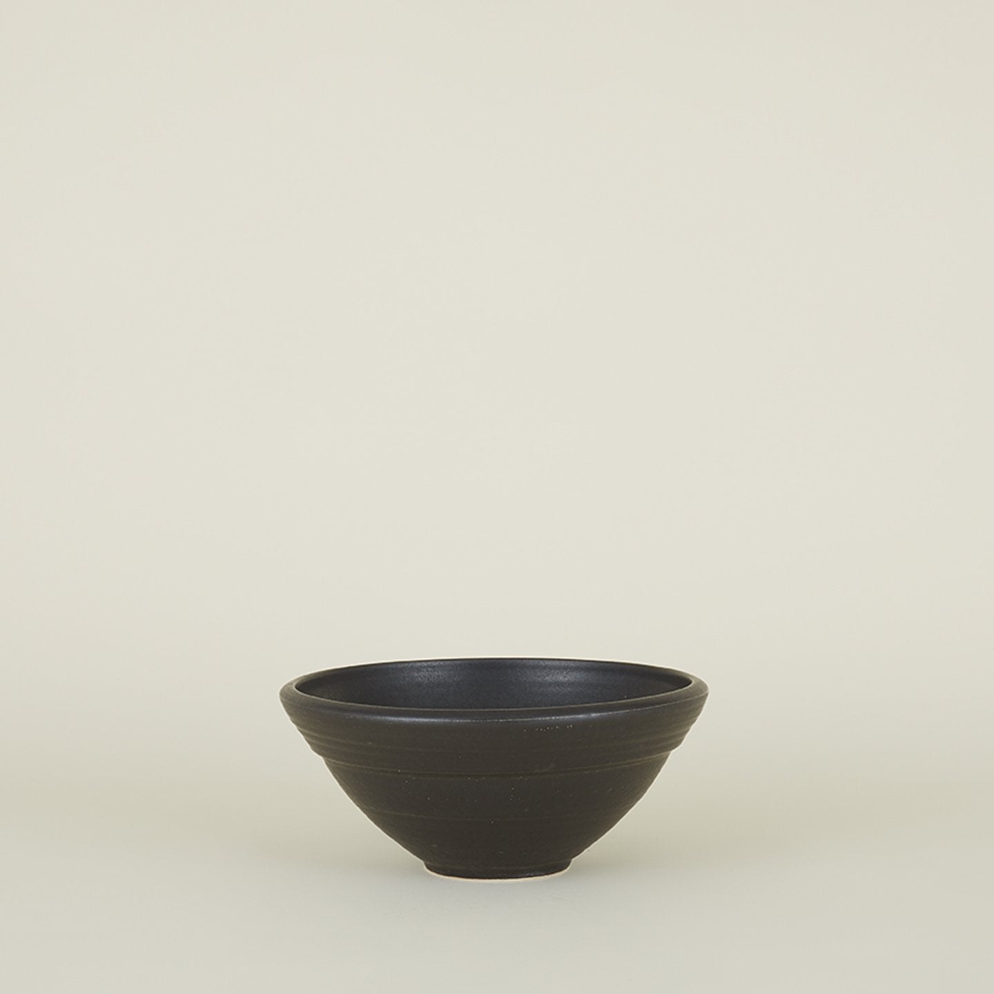 Stoneware Flared Bowl - Black