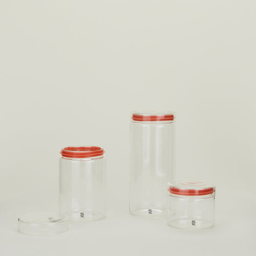 Hawkins New York Bathroom Simple Storage Container Jar Set with Lids, Oak &  Maple on Food52