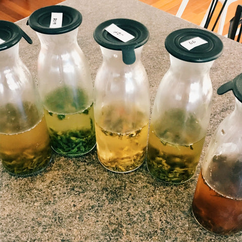 Experimenting with a range of quality leaf teas to make iced tea