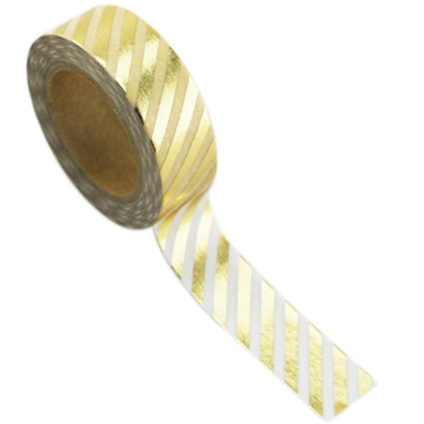 Love My Tapes Gold Stripe Foil Washi Tape