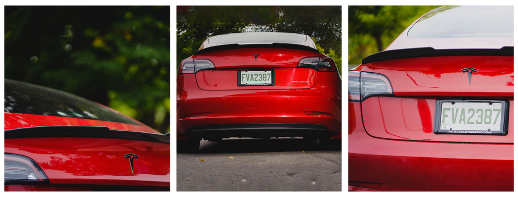 Aileron arrière composite ACS Tesla modèle 3