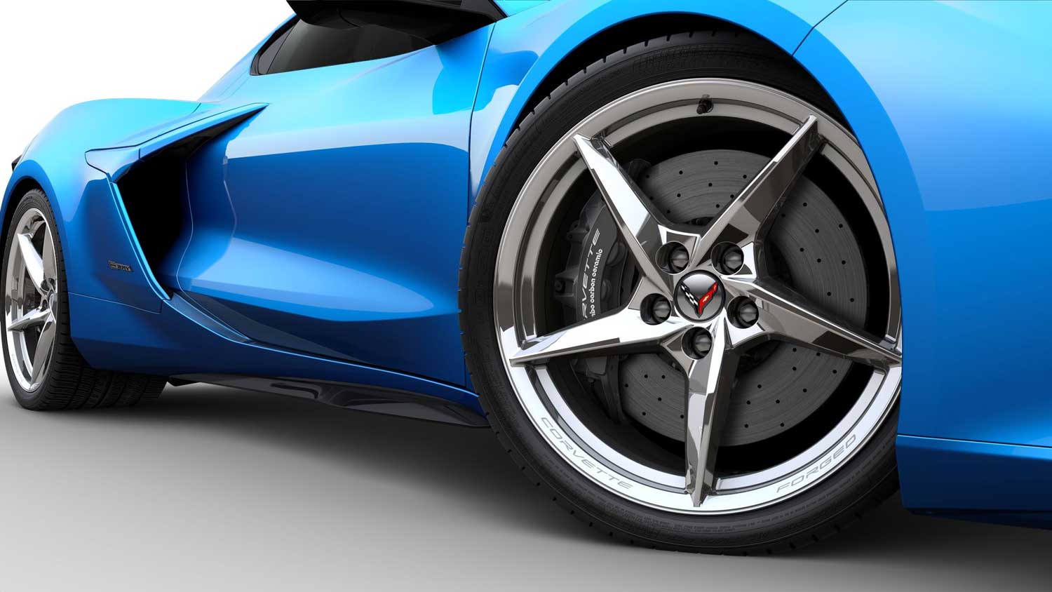 Bright Polished C8 E-Ray Wheel