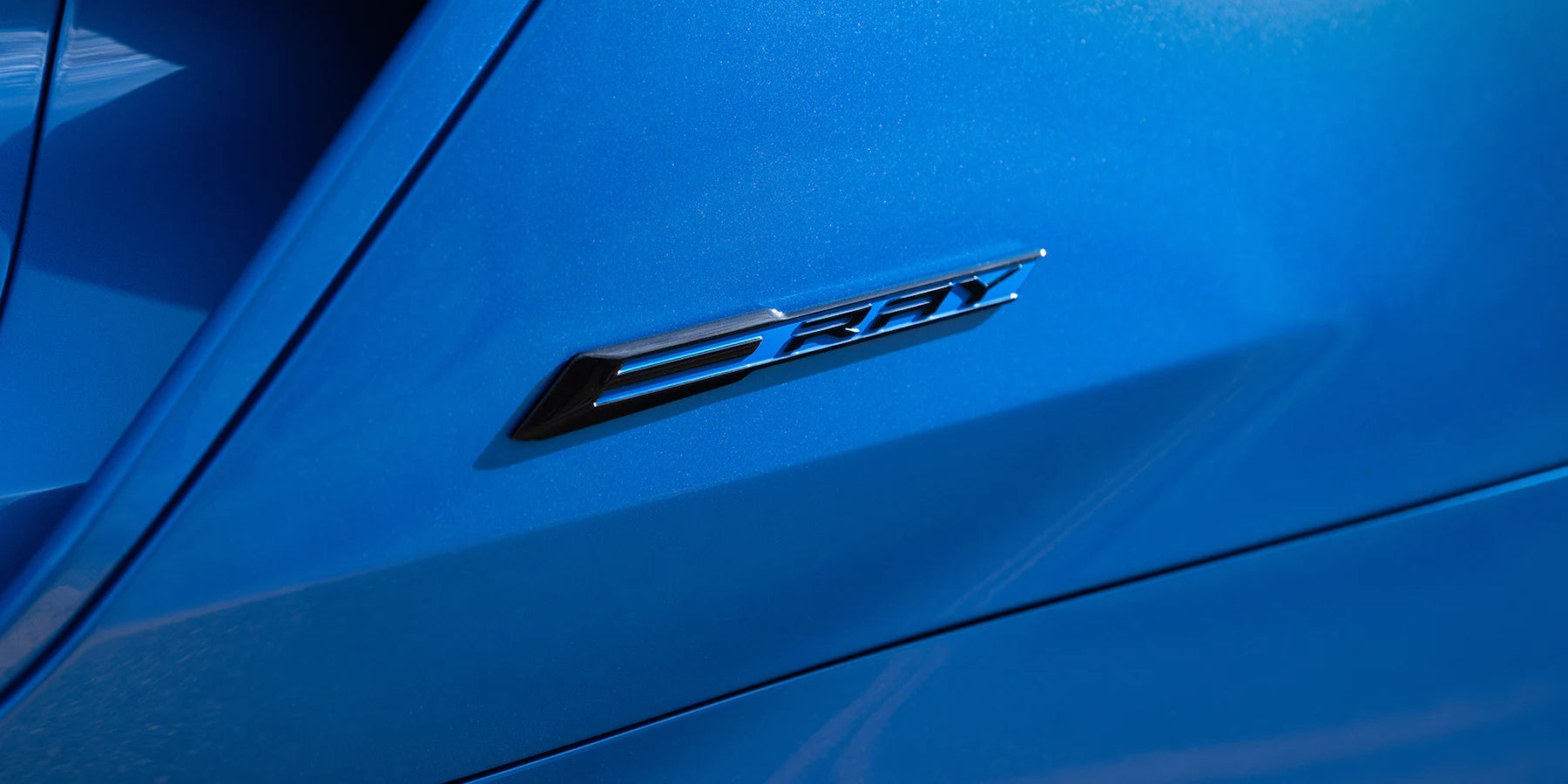 Close up of the E-Ray badging