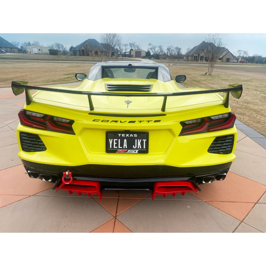 Accelerate Yellow C8 Stingray with Torch Red ACS C8 Stingray Diffuser Insert