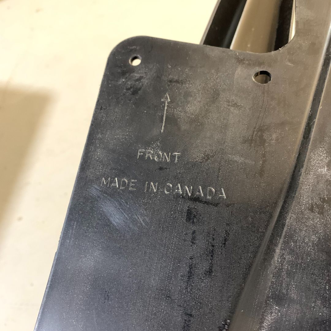 Made in Canada etched on an ACS Composite Corvette side rocker