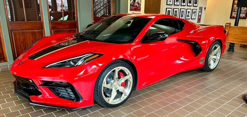 Bowling Green Fire Department Chief 1 Edition C8 Corvette in Torch Red