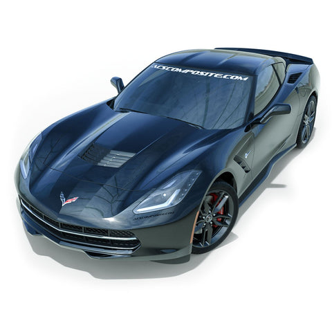 Jupes latérales composites ACS sur une Chevrolet C7 Corvette Stingray