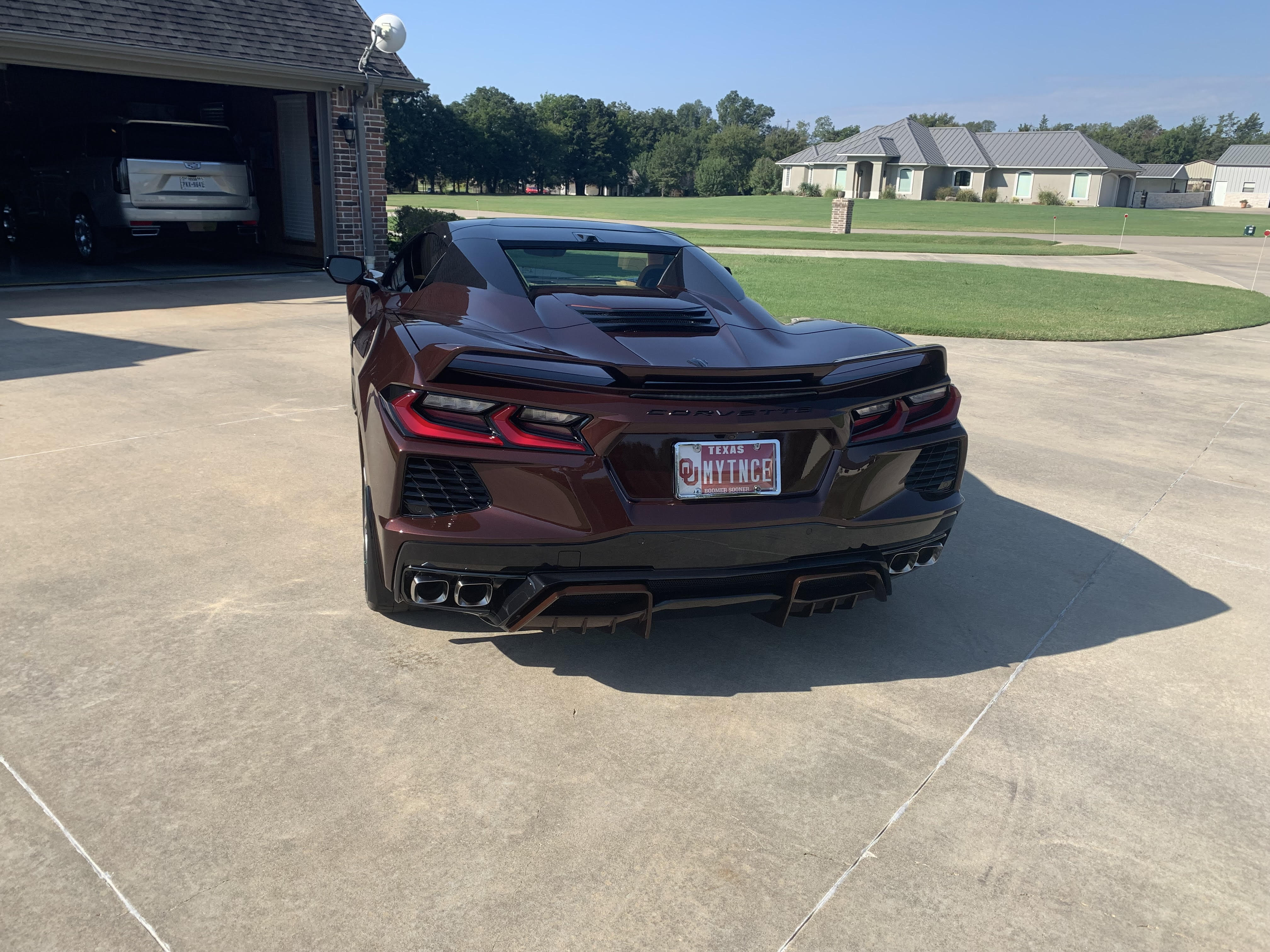 C8 Corvette in Caffeine Metallic