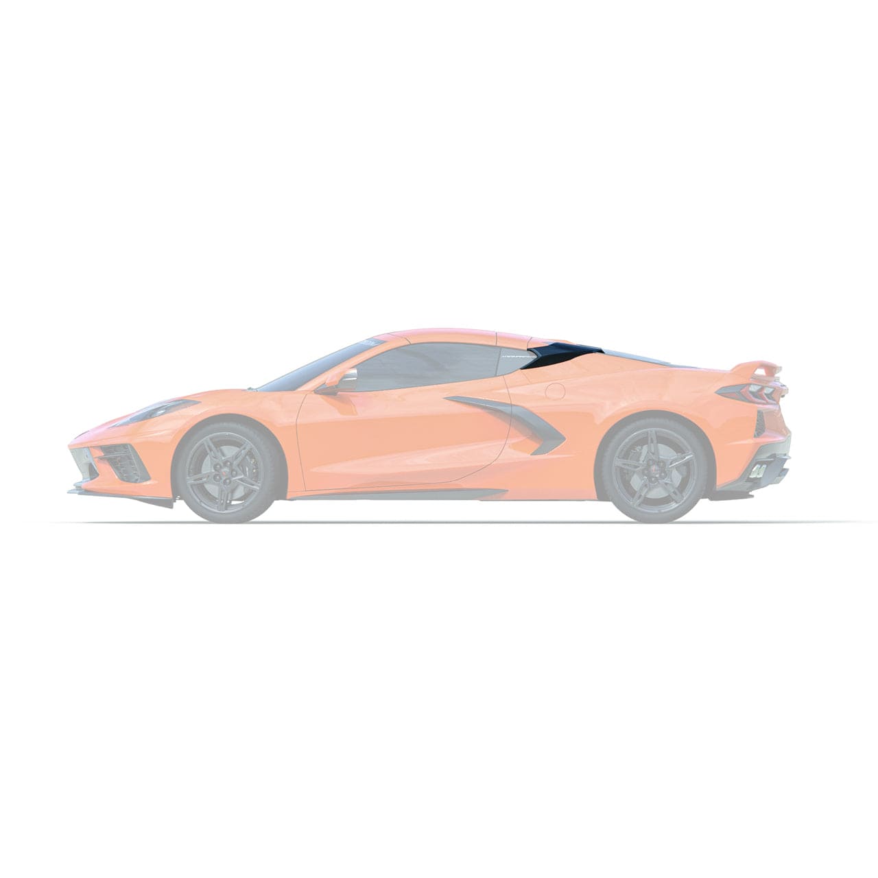 Render of the ACS Composite C8 Corvette Coupe Rear Intake Ports