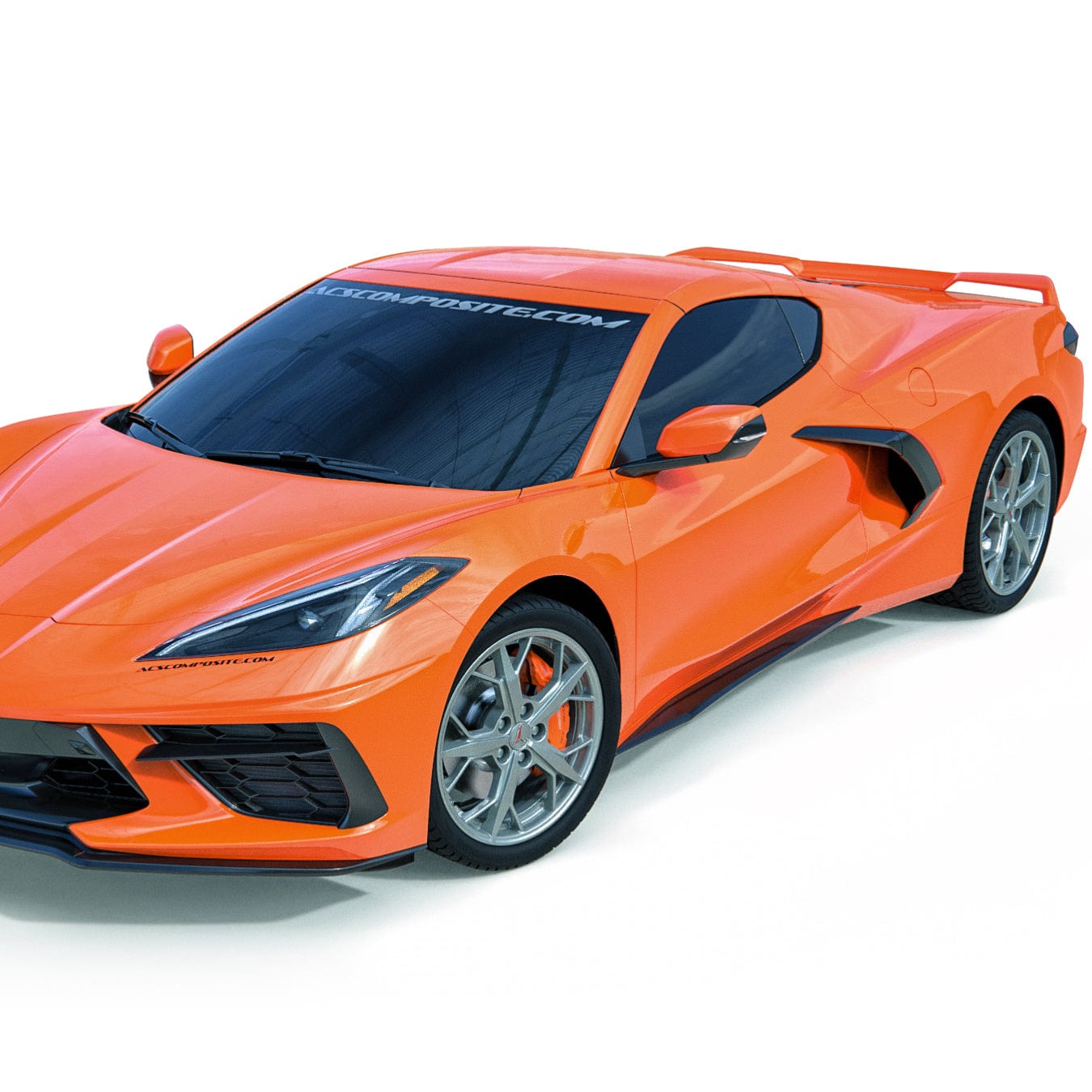 render of the ACS C8 Z06 Side Rockers