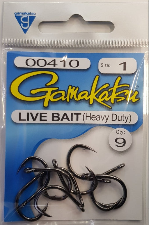 Gamakatsu Live Bait Heavy Duty Size 6/0 ,5 Per pack (5475)