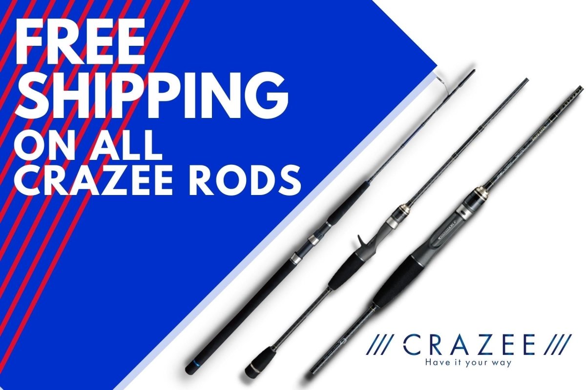 Free Shipping on All Crazee Rods