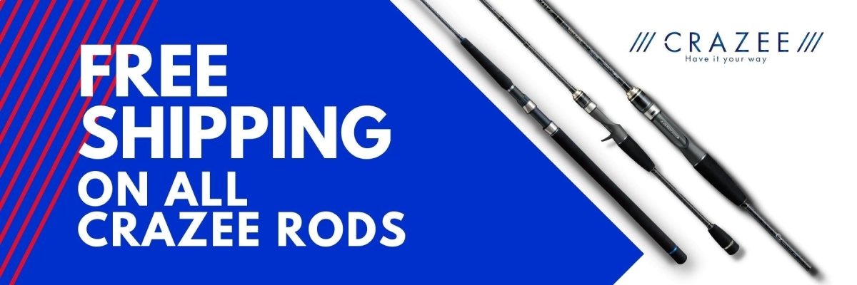 Free Shipping on All Crazee Rods