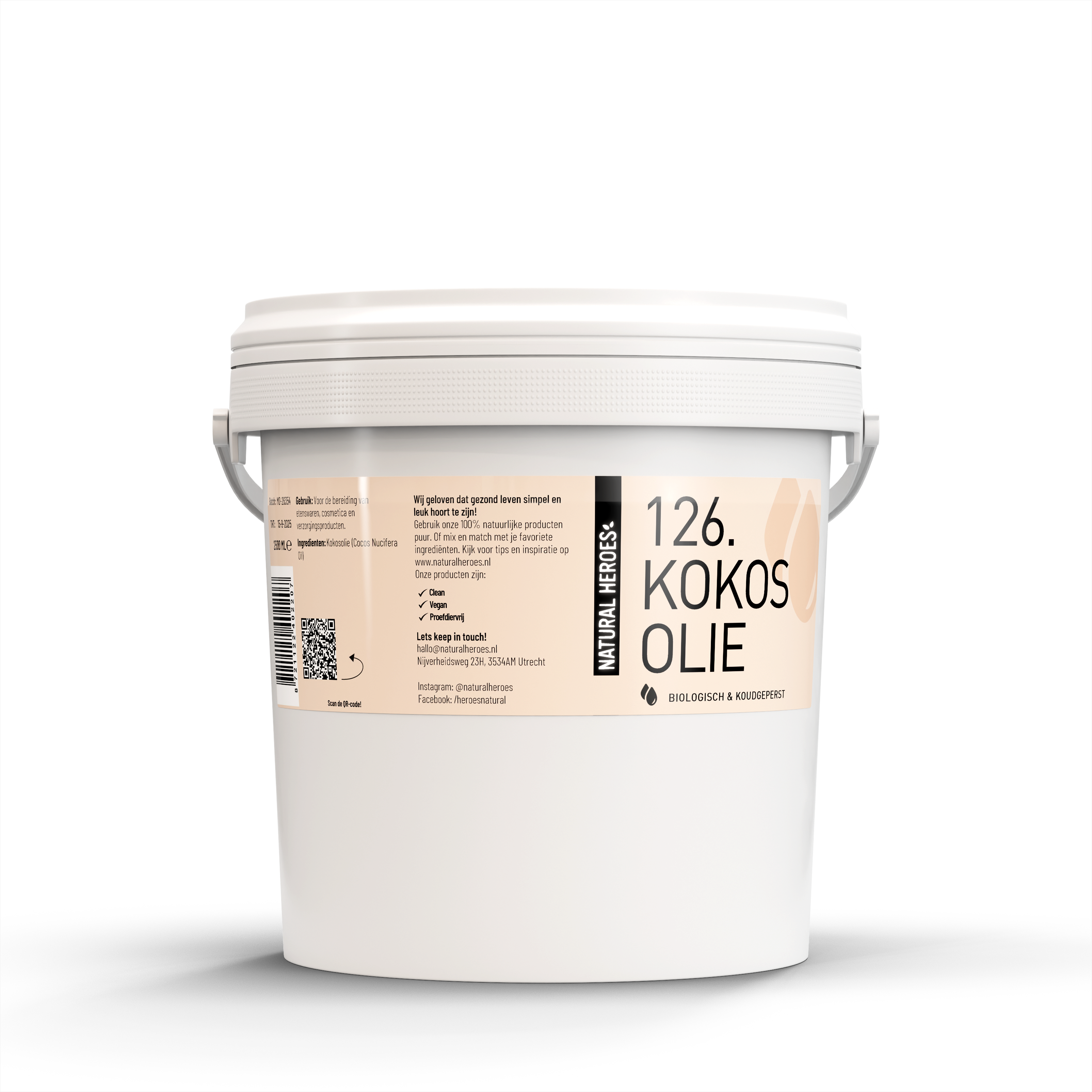 Image of Kokosolie (Biologisch & Koudgeperst) 2500 ml