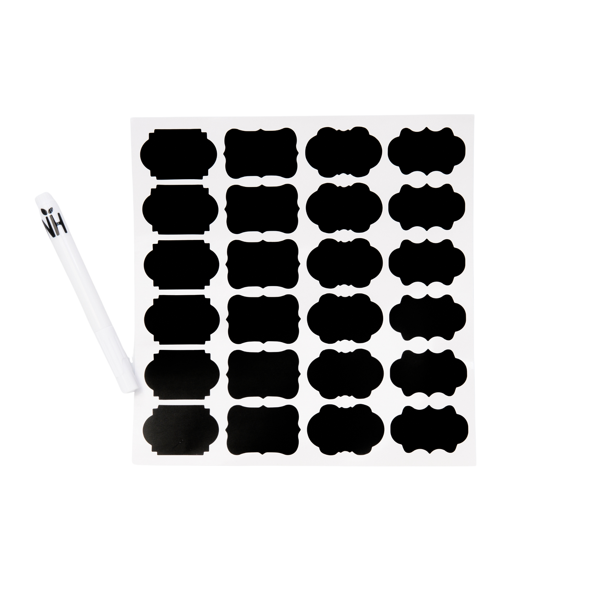 Image of Krijt Labels (Set) Gemixt (incl. stift)