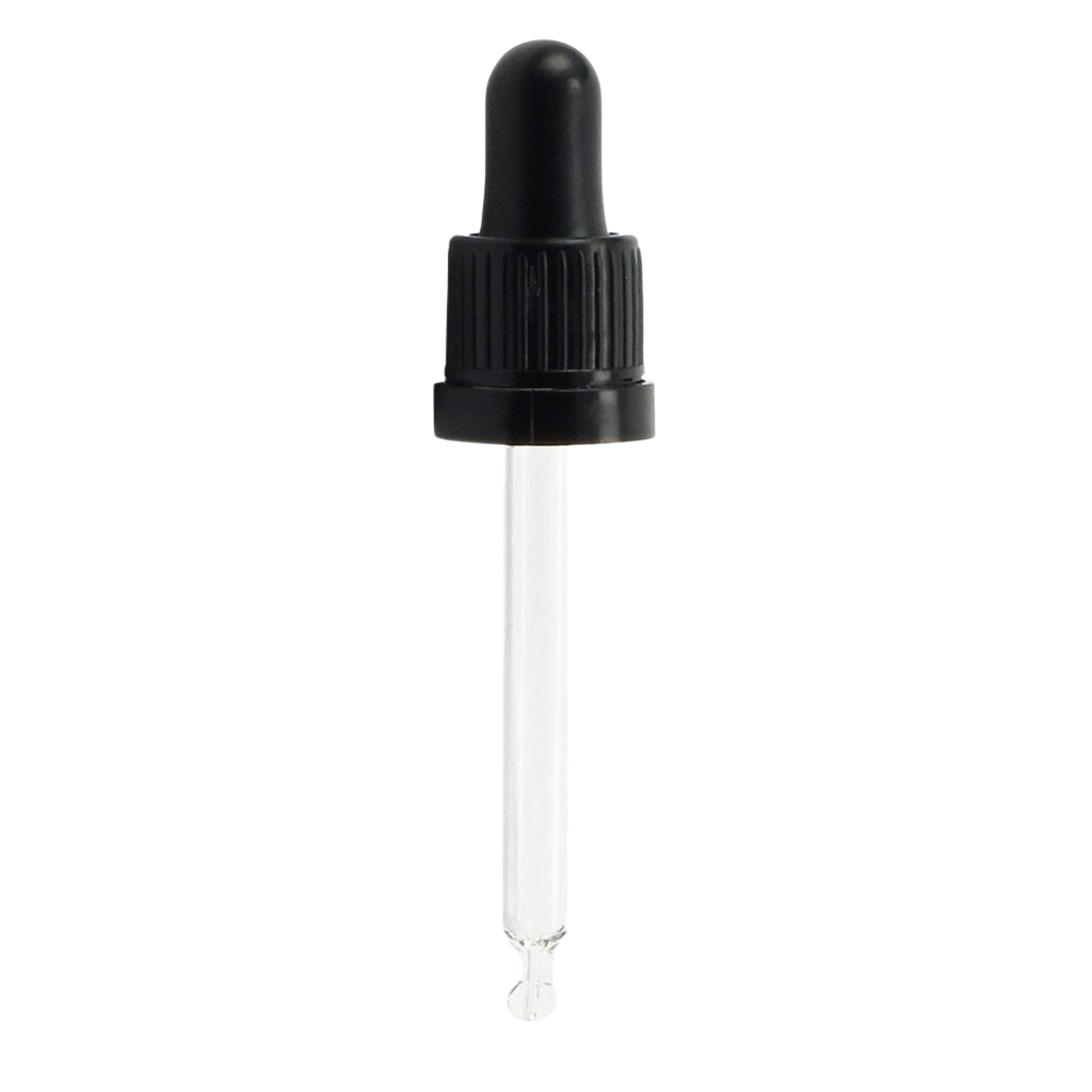 Pipet Dop (DIN18) - Zwart 5 ml