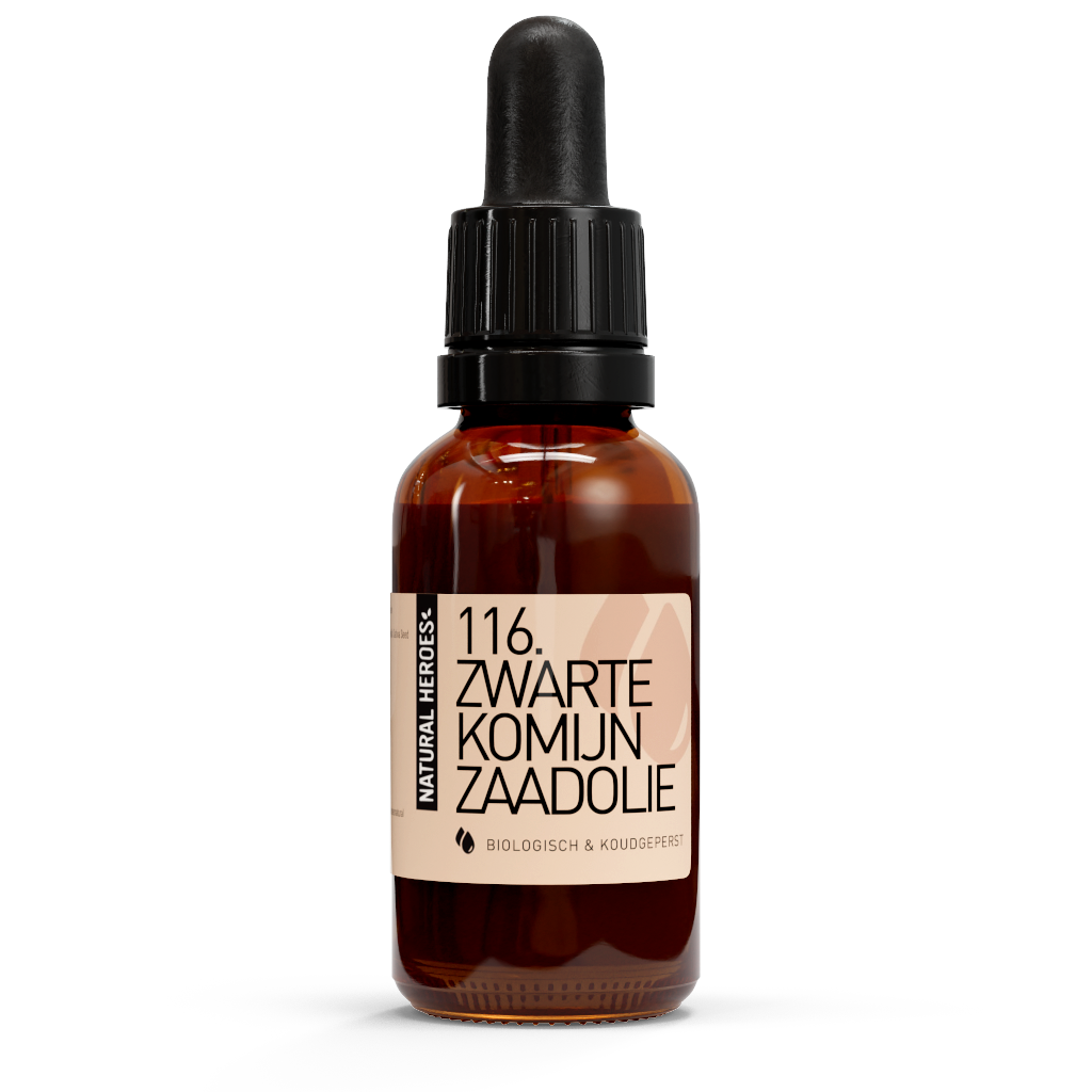 Image of Zwarte Komijnzaadolie (Biologisch & Koudgeperst) 30 ml